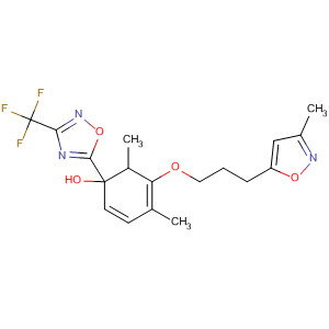 501106-79-2  Phenol,2,4-dimethyl-3-[3-(3-methyl-5-isoxazolyl)propoxy]-6-[5-(trifluoromethyl)-1,2,4-oxadiazol-3-yl]-