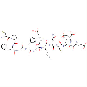 501118-04-3  L-Aspartic acid,L-cysteinyl-L-prolyl-L-phenylalanylglycyl-L-phenylalanyl-L-a-glutamylglycyl-L-lysyl-L-asparaginyl-L-cysteinyl-L-a-glutamyl-L-leucyl-