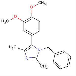 501121-70-6  1H-Imidazole, 5-(3,4-dimethoxyphenyl)-2,4-dimethyl-1-(phenylmethyl)-