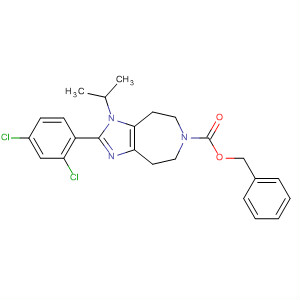 501121-95-5  Imidazo[4,5-d]azepine-6(1H)-carboxylic acid,2-(2,4-dichlorophenyl)-4,5,7,8-tetrahydro-1-(1-methylethyl)-,phenylmethyl ester