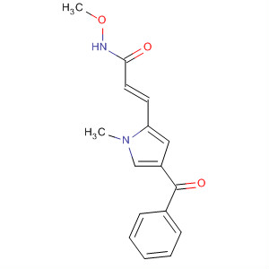 501125-17-3  2-Propenamide, 3-(4-benzoyl-1-methyl-1H-pyrrol-2-yl)-N-methoxy-,(2E)-