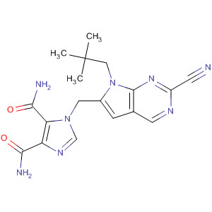 501128-41-2  1H-Imidazole-4,5-dicarboxamide,1-[[2-cyano-7-(2,2-dimethylpropyl)-7H-pyrrolo[2,3-d]pyrimidin-6-yl]methyl]-