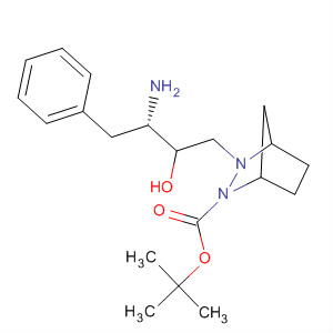 501332-91-8  2,3-Diazabicyclo[2.2.1]heptane-2-carboxylic acid,3-[(3S)-3-amino-2-hydroxy-4-phenylbutyl]-, 1,1-dimethylethyl ester