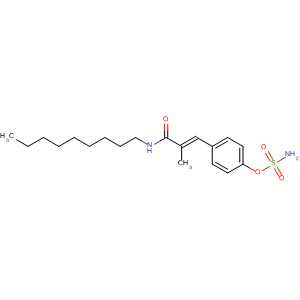501333-23-9  2-Propenamide, 3-[4-[(aminosulfonyl)oxy]phenyl]-2-methyl-N-nonyl-,(2E)-