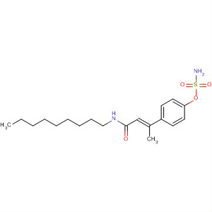 501333-24-0  2-Butenamide, 3-[4-[(aminosulfonyl)oxy]phenyl]-N-nonyl-, (2E)-