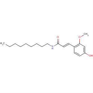 501333-82-0  2-Propenamide, 3-(4-hydroxy-2-methoxyphenyl)-N-nonyl-, (2E)-