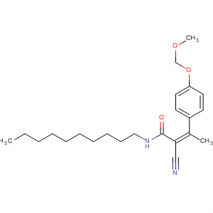 501333-88-6  2-Butenamide, 2-cyano-N-decyl-3-[4-(methoxymethoxy)phenyl]-, (2Z)-