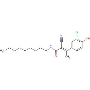 501334-27-6  2-Butenamide, 3-(3-chloro-4-hydroxyphenyl)-2-cyano-N-nonyl-, (2E)-