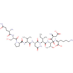 501352-96-1  L-Lysine,L-glutaminyl-L-seryl-L-prolyl-L-valyl-L-asparaginyl-L-isoleucyl-L-a-aspartyl-L-threonyl-