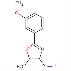 501362-93-2  Oxazole, 4-(iodomethyl)-2-(3-methoxyphenyl)-5-methyl-