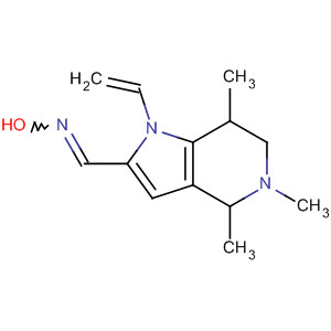 501371-19-3  1H-Pyrrolo[3,2-c]pyridine-2-carboxaldehyde,1-ethenyl-4,5,6,7-tetrahydro-4,5,7-trimethyl-, oxime