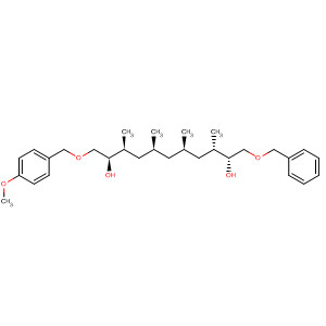 501419-10-9  2,10-Undecanediol,1-[(4-methoxyphenyl)methoxy]-3,5,7,9-tetramethyl-11-(phenylmethoxy)-,(2R,3S,5S,7R,9S,10R)-