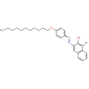 501419-90-5  2-Naphthalenol, 1-bromo-3-[[4-(undecyloxy)phenyl]azo]-