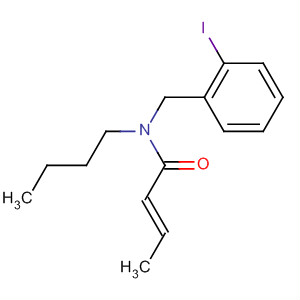 501422-37-3  2-Butenamide, N-butyl-N-[(2-iodophenyl)methyl]-, (2E)-