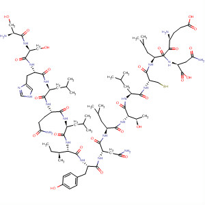 501428-72-4  L-Asparagine,L-seryl-L-seryl-L-histidyl-L-leucyl-L-glutaminyl-L-leucyl-L-isoleucyl-L-tyrosyl-L-asparaginyl-L-leucyl-L-threonyl-L-leucyl-L-cysteinyl-L-a-glutamyl-L-leucyl-