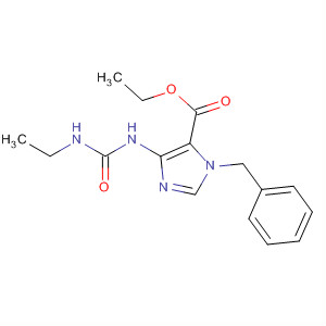 501430-50-8  1H-Imidazole-5-carboxylic acid,4-[[(ethylamino)carbonyl]amino]-1-(phenylmethyl)-, ethyl ester