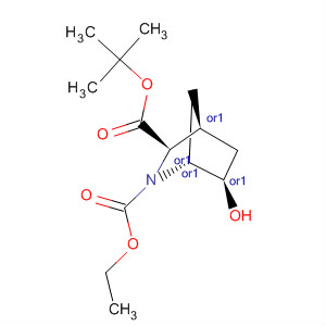 501431-08-9  2-Azabicyclo[2.2.1]heptane-2,3-dicarboxylic acid, 6-hydroxy-,2-(1,1-dimethylethyl) 3-ethyl ester, (1R,3R,4S,6R)-rel-