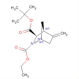 501431-12-5  2-Azabicyclo[2.2.1]heptane-2,3-dicarboxylic acid, 5-methylene-,2-(1,1-dimethylethyl) 3-ethyl ester, (1R,3R,4S)-rel-