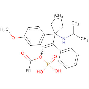 501432-26-4  Phosphonic acid,[3-(4-methoxyphenyl)-3-[(1-methylethyl)amino]-2-phenyl-1-propenyl]-,diethyl ester