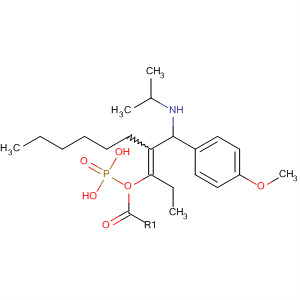 501432-31-1  Phosphonic acid,[2-[(4-methoxyphenyl)[(1-methylethyl)amino]methyl]-1-hexenyl]-, diethylester