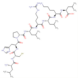 501437-50-9  L-Leucine,L-leucyl-L-cysteinyl-L-histidyl-L-prolyl-L-leucyl-L-arginyl-L-leucyl-L-lysyl-