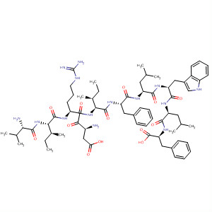 501438-41-1  L-Phenylalanine,L-valyl-L-isoleucyl-L-a-aspartyl-L-arginyl-L-isoleucyl-L-phenylalanyl-L-leucyl-L-tryptophyl-L-leucyl-