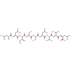 501439-25-4  L-Leucine,L-leucyl-L-leucyl-L-isoleucyl-L-seryl-L-cysteinyl-L-leucyl-L-threonyl-L-valyl-