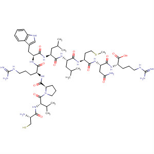 501440-32-0  L-Arginine,L-cysteinyl-L-valyl-L-prolyl-L-arginyl-L-tryptophyl-L-leucyl-L-leucyl-L-methionyl-L-asparaginyl-