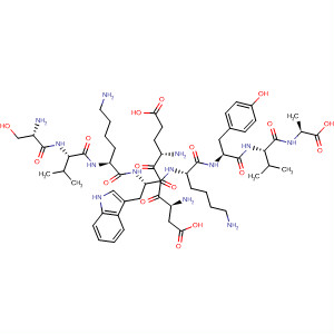 501440-81-9  L-Alanine,L-seryl-L-valyl-L-lysyl-L-a-glutamyl-L-a-aspartyl-L-tryptophyl-L-lysyl-L-tyrosyl-L-valyl-