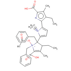 500003-12-3  1H-Pyrrole-2-carboxylic acid,5,5'-[1H-pyrrole-2,5-diylbis(methylene)]bis[4-ethyl-3-methyl-,bis(phenylmethyl) ester