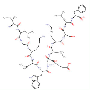 500003-53-2  L-Phenylalanine,L-isoleucyl-L-leucylglycyl-L-lysyl-L-isoleucyl-L-tryptophyl-L-a-glutamylglycyl-L-isoleucyl-L-lysyl-L-seryl-L-leucyl-