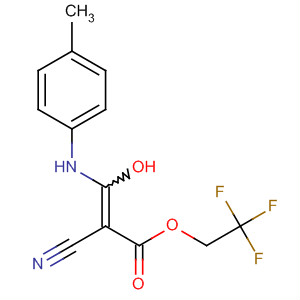 500116-99-4  2-Propenoic acid, 2-cyano-3-hydroxy-3-[(4-methylphenyl)amino]-,2,2,2-trifluoroethyl ester