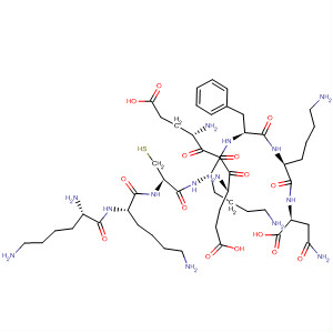 500121-41-5  L-Asparagine,L-lysyl-L-lysyl-L-cysteinyl-L-a-glutamyl-L-a-glutamyl-L-lysyl-L-phenylalanyl-L-lysyl-