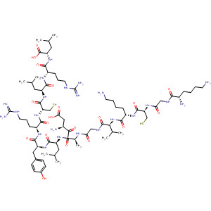 500123-16-0  L-Leucine,L-lysylglycyl-L-cysteinyl-L-lysyl-L-valylglycyl-L-a-aspartyl-L-alanyl-L-leucyl-L-tyrosyl-L-arginyl-L-cysteinyl-L-leucyl-L-arginyl-