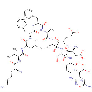 500125-48-4  L-Glutamine,L-lysyl-L-valyl-L-leucyl-L-phenylalanyl-L-phenylalanyl-L-alanyl-L-a-glutamyl-L-alanyl-L-a-aspartyl-L-seryl-L-arginyl-