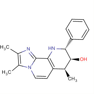 500129-25-9  Imidazo[1,2-h][1,7]naphthyridin-8-ol,7,8,9,10-tetrahydro-2,3,7-trimethyl-9-phenyl-, (7S,8S,9R)-