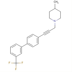 500142-40-5  Piperidine,4-methyl-1-[3-[3'-(trifluoromethyl)[1,1'-biphenyl]-4-yl]-2-propynyl]-