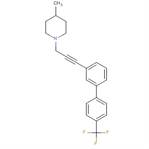 500142-75-6  Piperidine,4-methyl-1-[3-[4'-(trifluoromethyl)[1,1'-biphenyl]-3-yl]-2-propynyl]-