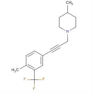 500143-40-8  Piperidine,4-methyl-1-[3-[4-methyl-3-(trifluoromethyl)phenyl]-2-propynyl]-