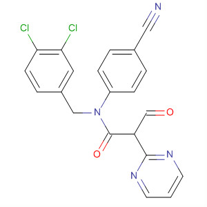 500158-31-6  2-Pyrimidinepropanamide,N-(4-cyanophenyl)-N-[(3,4-dichlorophenyl)methyl]-b-oxo-