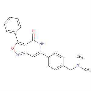 500164-91-0  Isoxazolo[4,3-c]pyridin-4(5H)-one,6-[4-[(dimethylamino)methyl]phenyl]-3-phenyl-