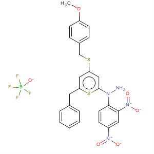 500170-44-5  2-Benzothiopyrylium,6-[2-(2,4-dinitrophenyl)hydrazino]-4-[[(4-methoxyphenyl)methyl]thio]-,tetrafluoroborate(1-)