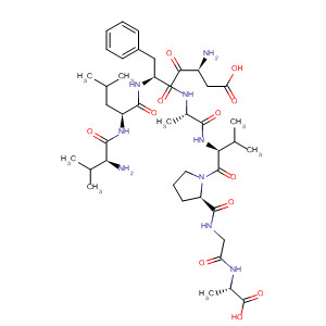 500190-43-2  L-Alanine,L-valyl-L-leucyl-L-a-aspartyl-L-phenylalanyl-L-alanyl-L-valyl-L-prolylglycyl-