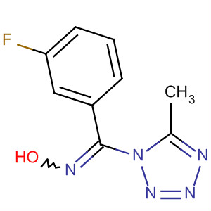 500206-58-6  1H-Tetrazole, 1-[(3-fluorophenyl)(hydroxyimino)methyl]-5-methyl-