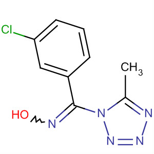 500206-60-0  1H-Tetrazole, 1-[(3-chlorophenyl)(hydroxyimino)methyl]-5-methyl-