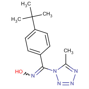 500206-68-8  1H-Tetrazole,1-[[4-(1,1-dimethylethyl)phenyl](hydroxyimino)methyl]-5-methyl-