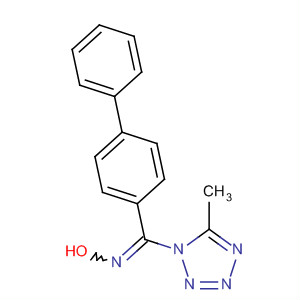 500206-69-9  1H-Tetrazole, 1-[[1,1'-biphenyl]-4-yl(hydroxyimino)methyl]-5-methyl-