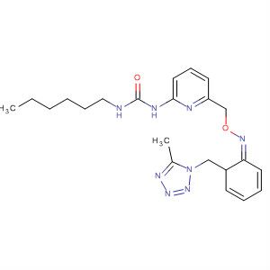 500208-07-1  1H-Tetrazole,1-[(Z)-[[[6-[[(hexylamino)carbonyl]amino]-2-pyridinyl]methoxy]imino]phenylmethyl]-5-methyl-