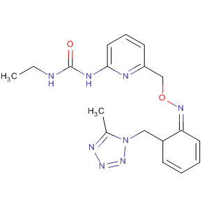 500208-28-6  1H-Tetrazole,1-[(Z)-[[[6-[[(ethylamino)carbonyl]amino]-2-pyridinyl]methoxy]imino]phenylmethyl]-5-methyl-