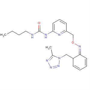 500208-29-7  1H-Tetrazole,1-[(Z)-[[[6-[[(butylamino)carbonyl]amino]-2-pyridinyl]methoxy]imino]phenylmethyl]-5-methyl-